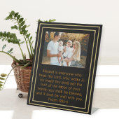 Customizable Sign Stand Psalm 128:1-4  台座サイン