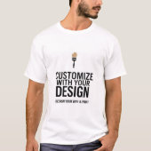 Customizable Simple Blank Business Corporate Tシャツ (正面)