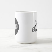 Customizable Simple Stylish Mug コーヒーマグカップ (中央)
