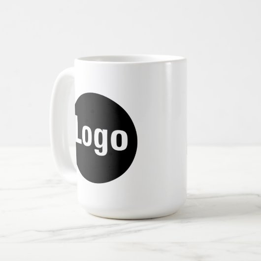 Customizable Simple Stylish Mug コーヒーマグカップ (正面左)