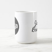 Customizable Simple Stylish Mug コーヒーマグカップ (中央)
