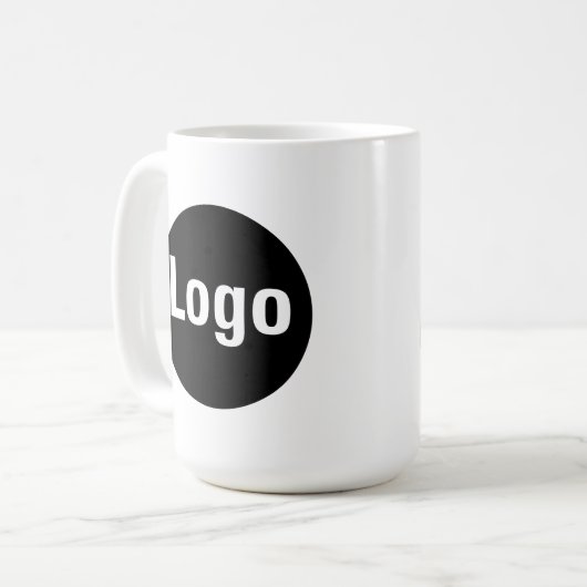Customizable Simple Stylish Mug コーヒーマグカップ (正面左)