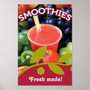 Customizable Smoothie Poster Design ポスター