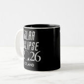 Customizable Solar Eclipse 2026 Mug ツートーンマグカップ (正面左)