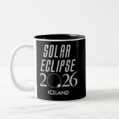 Customizable Solar Eclipse 2026 Mug ツートーンマグカップ (左)