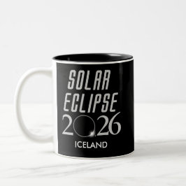 Customizable Solar Eclipse 2026 Mug ツートーンマグカップ