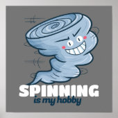 Customizable Spinning is my hobby ポスター (正面)