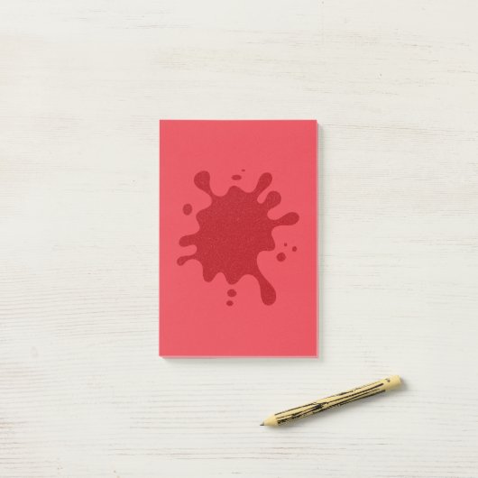 Customizable Splash Design Post-It Notes ポストイット (デスク上)