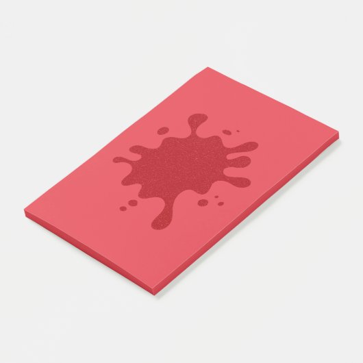 Customizable Splash Design Post-It Notes ポストイット (アングル)