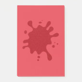 Customizable Splash Design Post-It Notes ポストイット (正面)
