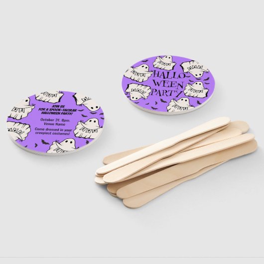Customizable Spooky & Fun Halloween ハンドファン (組立なし)