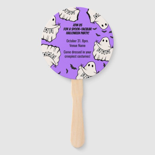 Customizable Spooky & Fun Halloween ハンドファン (正面)