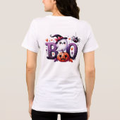 Customizable Spooky Ghost Cats Tee トライブレンドTシャツ (裏面)