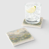 Customizable Sports Stadium Coaster ストーンコースター (横)