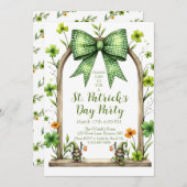 Customizable St. Patrick’s Day Invitation  招待状 (正面/裏面)