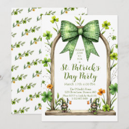 Customizable St. Patrick’s Day Invitation  招待状