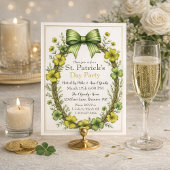 Customizable St. Patrick’s Day Invitation  招待状