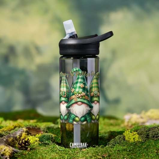 Customizable St. Patrick's Day ウォーターボトル (アウトドア (回転後))