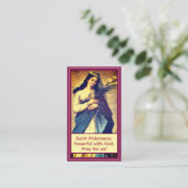 Customizable St. Philomena Prayer Card コーリングカード (スタンド正面)