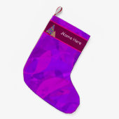 Customizable stocking スモールクリスマスストッキング (正面 (吊り時))