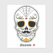 Customizable Sugar Skull シール (シート)