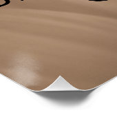 Customizable Sunflower Petals in Sepia Tone  ポスター (コーナー)