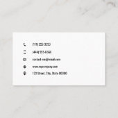 Customizable sunshine whimsical 名刺 (裏面)