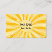 Customizable sunshine whimsical 名刺 (正面)