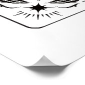 Customizable Tarot Whimsy Zodiac Celestial Witch ポスター (角)