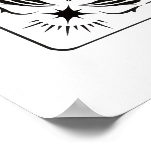 Customizable Tarot Whimsy Zodiac Celestial Witch ポスター (角)