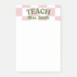 Customizable Teacher Post-it ポストイット