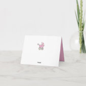 Customizable Thank you - Baby Girl サンキューカード (裏面)