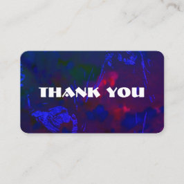 Customizable thank you card  名刺