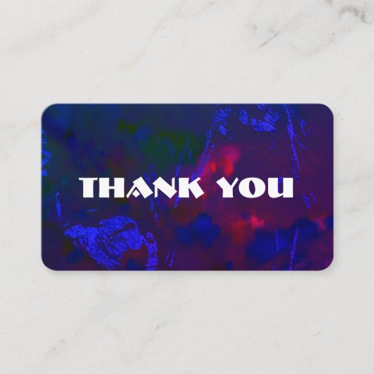 Customizable thank you card  名刺 (正面)