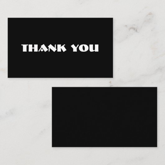 Customizable thank you card 名刺 (正面/裏面)