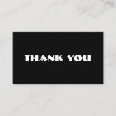 Customizable thank you card 名刺 (正面)