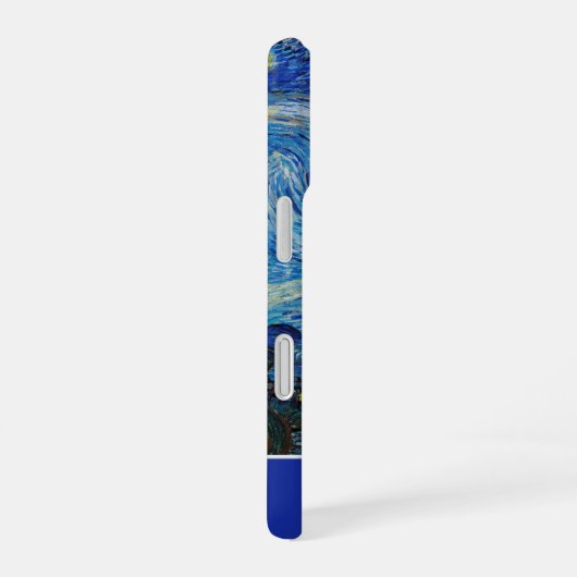 Customizable The Starry Night by Van Gogh iPhone 16ケース (右側面)