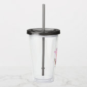 Customizable Travel Themed Paris Acrylic Tumbler アクリルタンブラー (右)