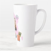 Customizable Travel Themed Paris Latte Mug カフェラテマグ (右)
