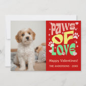 Customizable Valentine Photo Card Holiday Card シーズンカード (正面)