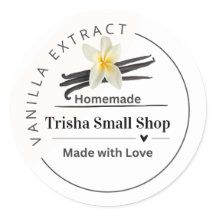 Customizable Vanilla Extract Label  Personalized 