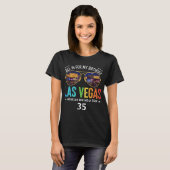 Customizable Vegas Birthday Group Trip Shirt  Tシャツ (正面フル)