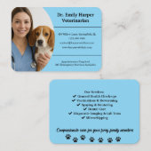 Customizable Veterinarian Business Card  名刺 (正面/裏面)
