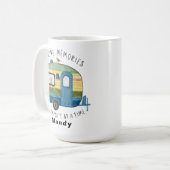 Customizable Vintage Camper Travel Coffee コーヒーマグカップ (正面左)