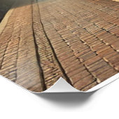 Customizable Vintage Railway Station Glossy Poster ポスター (コーナー)