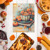 Customizable Vintage Style Thanksgiving Greeting シーズンカード