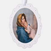Customizable Virgin Mary Paper Ornament Card オーナメントカード (左)