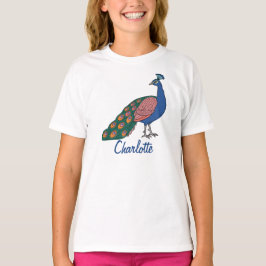 customizable Vivid Humble Peacock  Tシャツ