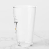 Customizable Wedding Bride Glass Tumbler タンブラーグラス (左)