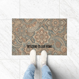 Customizable Welcome Door Mat with Unique Pattern ドアマット